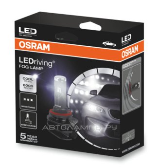 H11/8/16 12V-LED (PGJ19-) 6000K 12W LEDrivingFOG LAMP (��.2 ��.) 66220CW