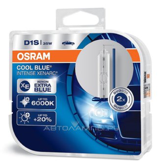 D1S 85V-35W (PK32d-2)  5500K Xenarc Cool Blue Intense (2��.) (Osram) 66140CBI-HCB