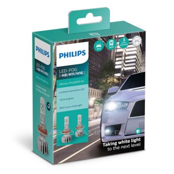 H11/8/16 12/24V-LED (PGJ19-) 5800K 12W Ultinon Pro5000 LED Fog (��.2 ��.) 11366U50CWX2