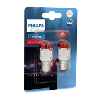 P21/5W 12V-LED (BAY15d) Red 1.75/0.8W Ultinon Pro3000 (��.2��.) 11499U30RB2