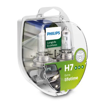 H7 12V- 55W (PX26d) (������. ���� ������) LongLife EcoVision (2��.) 12972LLECOS2