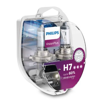 H7 12V- 55W (PX26d) ( +60% �����) Vision Plus (2��.) -39938728 12972VPS2