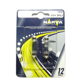 Fest T10,5x41 12V-10W (SV8,5) (блистер 2шт.) 17314 (бл.2)